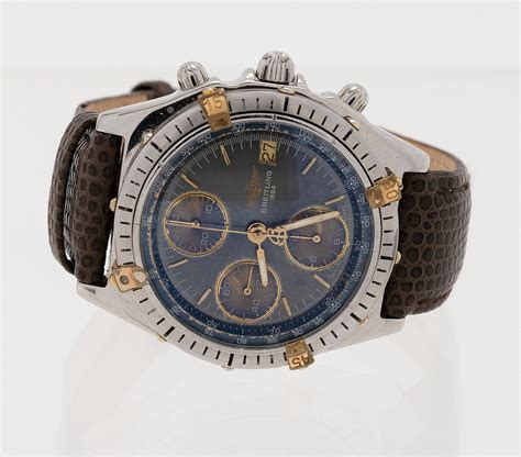 breitling chronomat 81950|Breitling Chronomat leather strap.